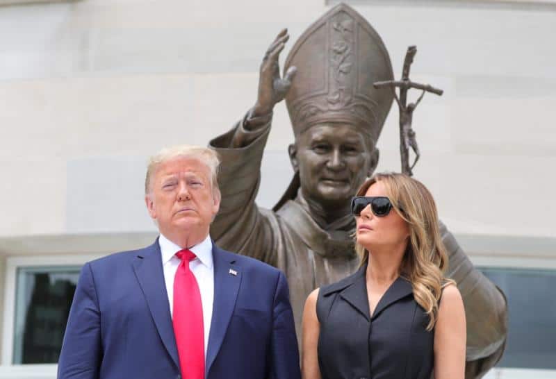 Read more about the article Update: Trump visits shrine on anniversary of St. John Paul II visit to Poland