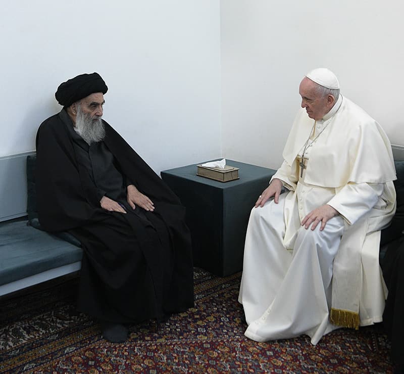 Read more about the article Pope, Iraqi Shiite leader affirm importance of dialogue, respect