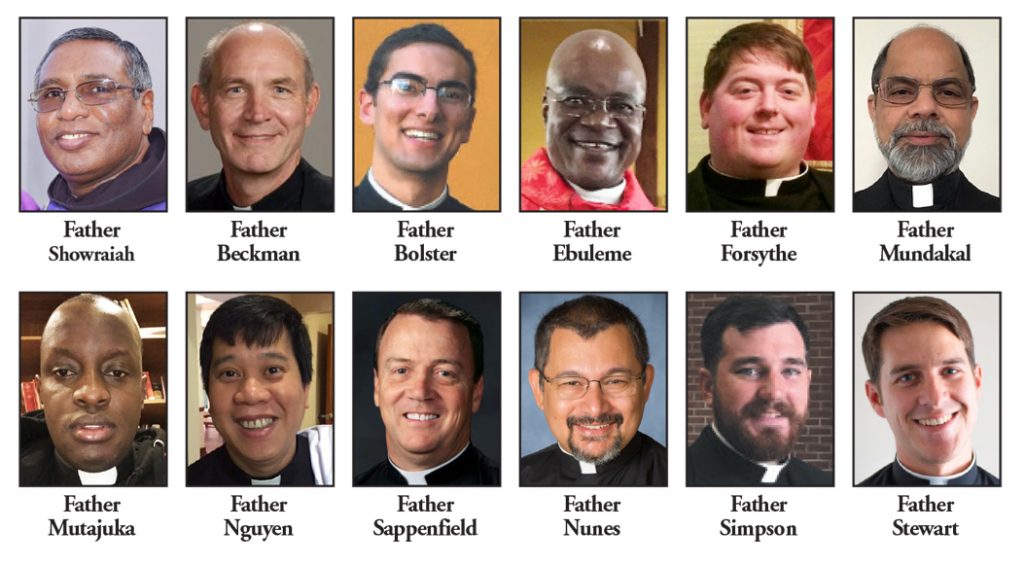 Spalding announces new priest assignments [2021] Tennessee