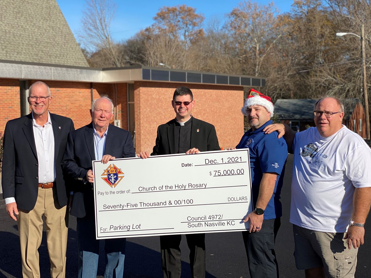 Read more about the article Holy Rosary adds new parking lot to aid parishioners