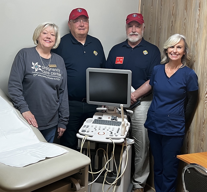 Read more about the article Knights connect to provide ultrasound machine for McMinnville 