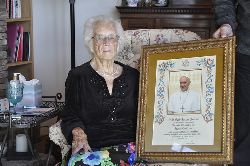 Read more about the article Member of first Catholic family in White County dies at 100