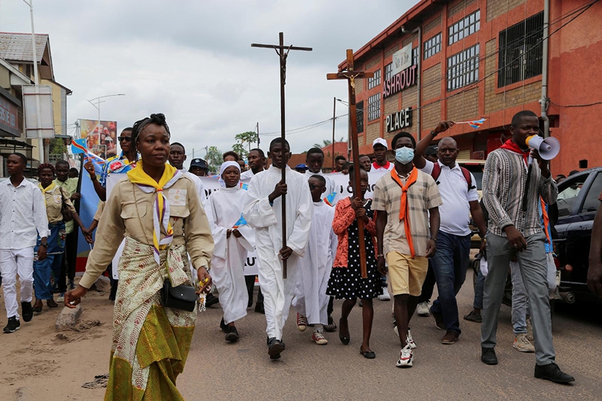 Read more about the article Congolese Catholics take to the streets to protest increasing violence