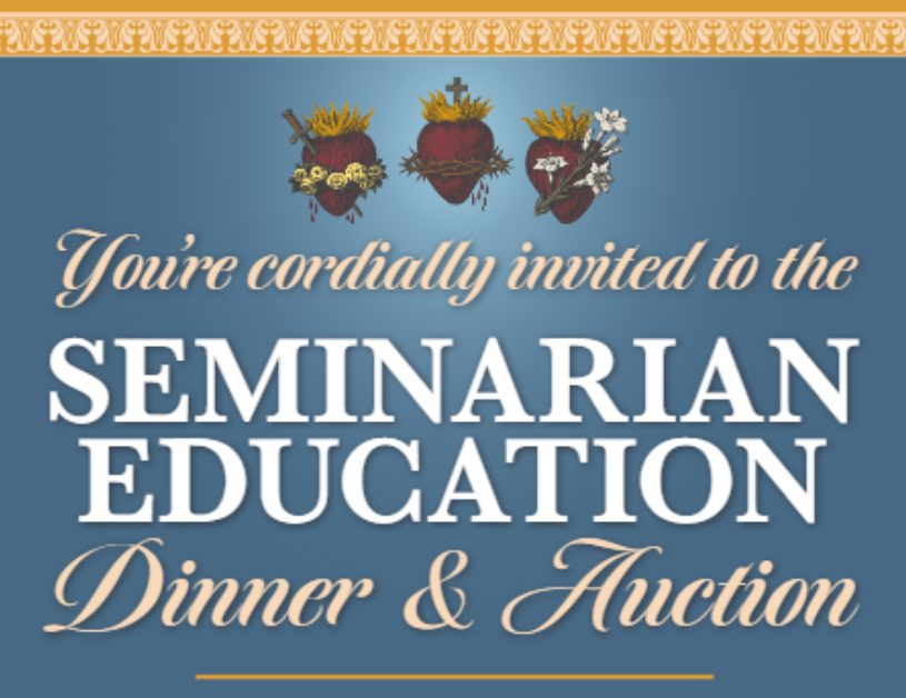 Read more about the article Seminarian Education Dinner and Auction set for May 23