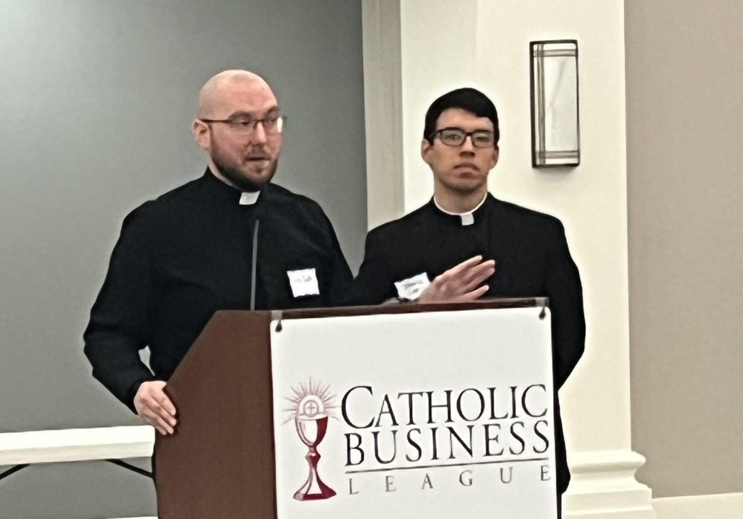 Read more about the article Seminarians of the diocese visit Catholic Business League