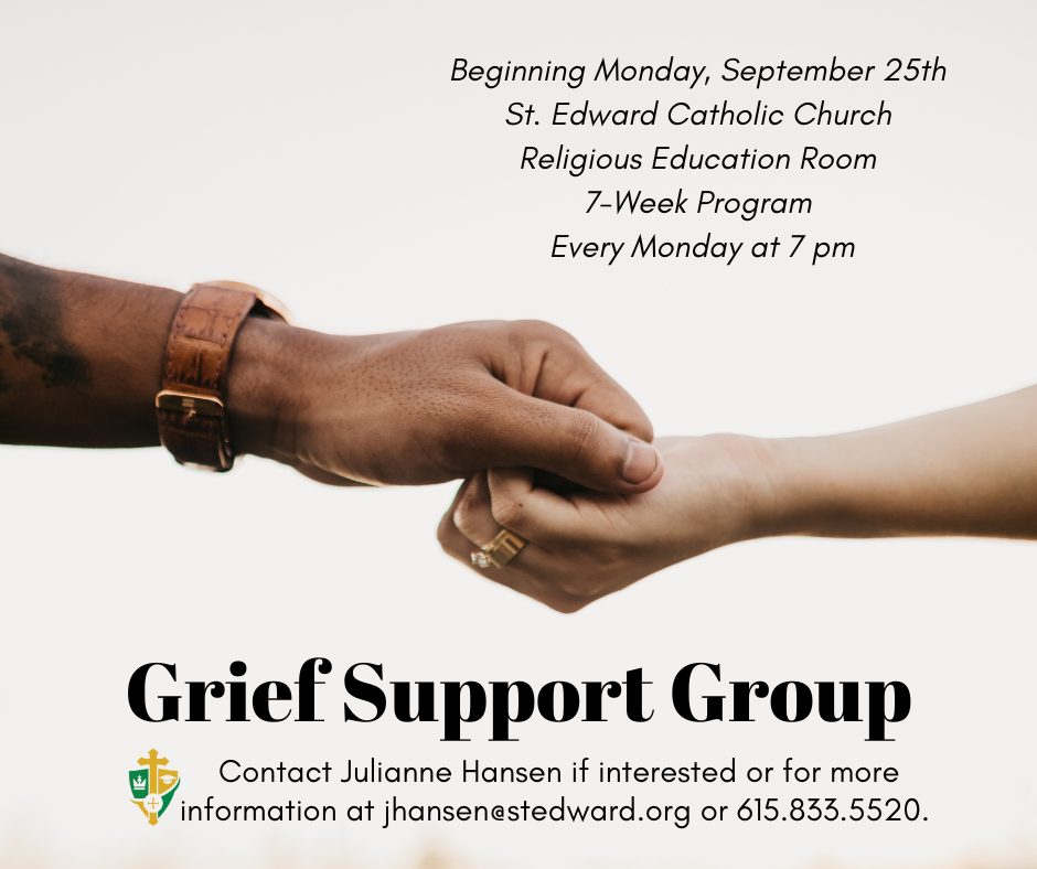 Read more about the article St. Edward hosting Grief Support Group beginning Sept. 25