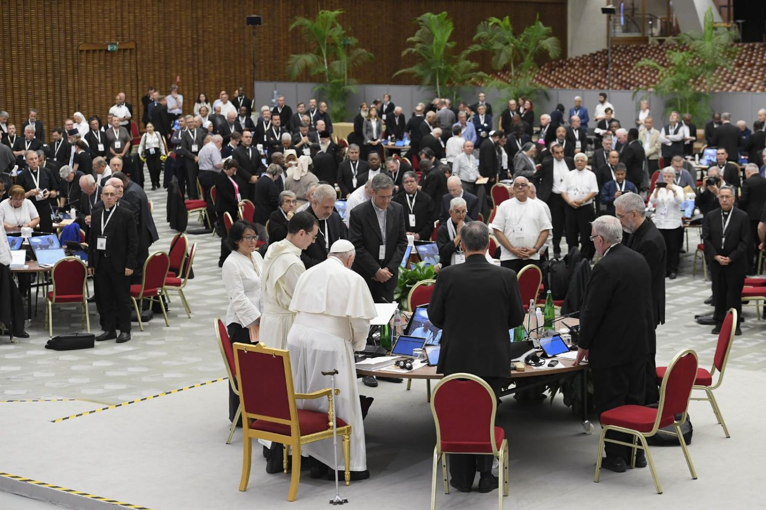 Read more about the article Listen to, trust the lay faithful, pope tells synod members